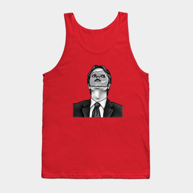 Dwight CPR Doll Face Tank Top by millayabella